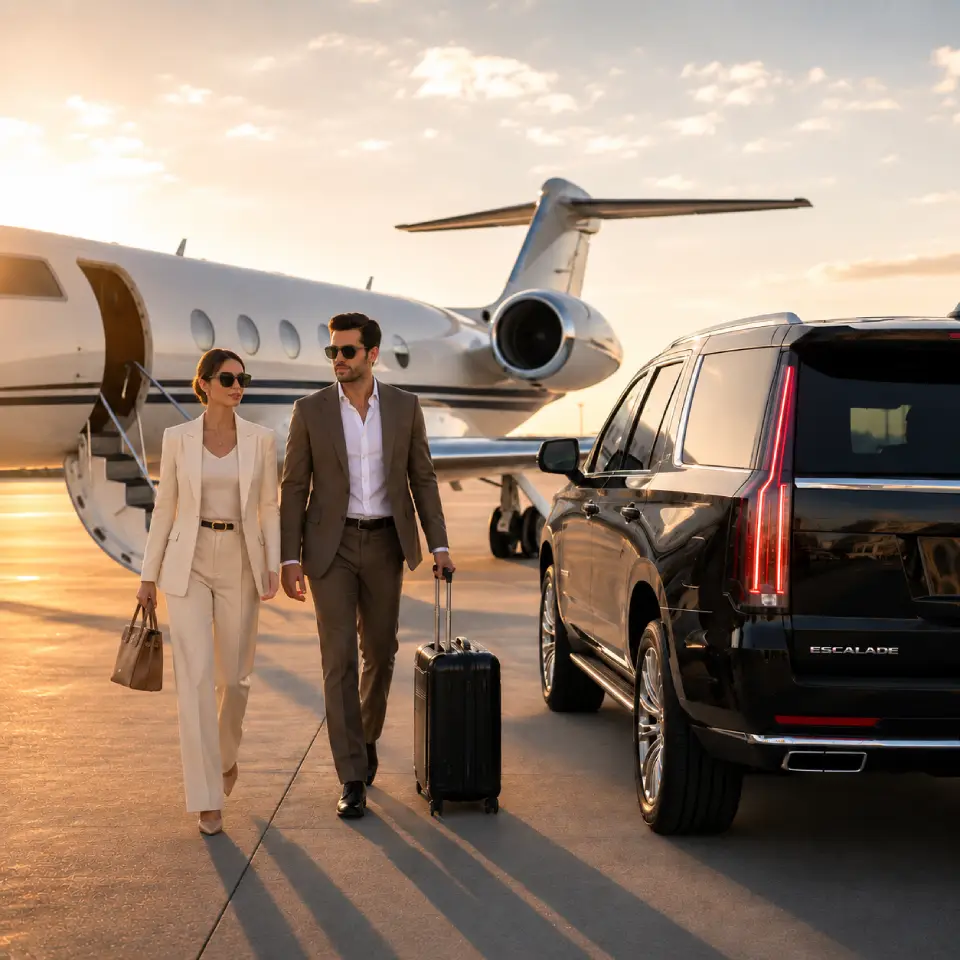 FBO Airport Car Service Boston for Private Aviation