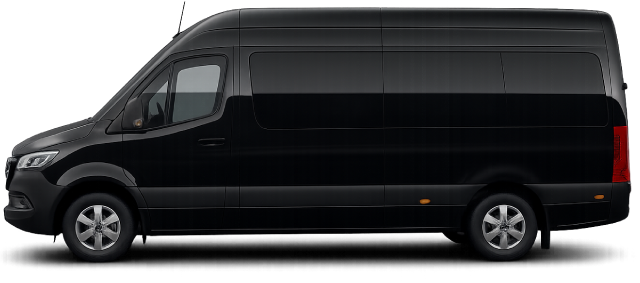 black sprinter van