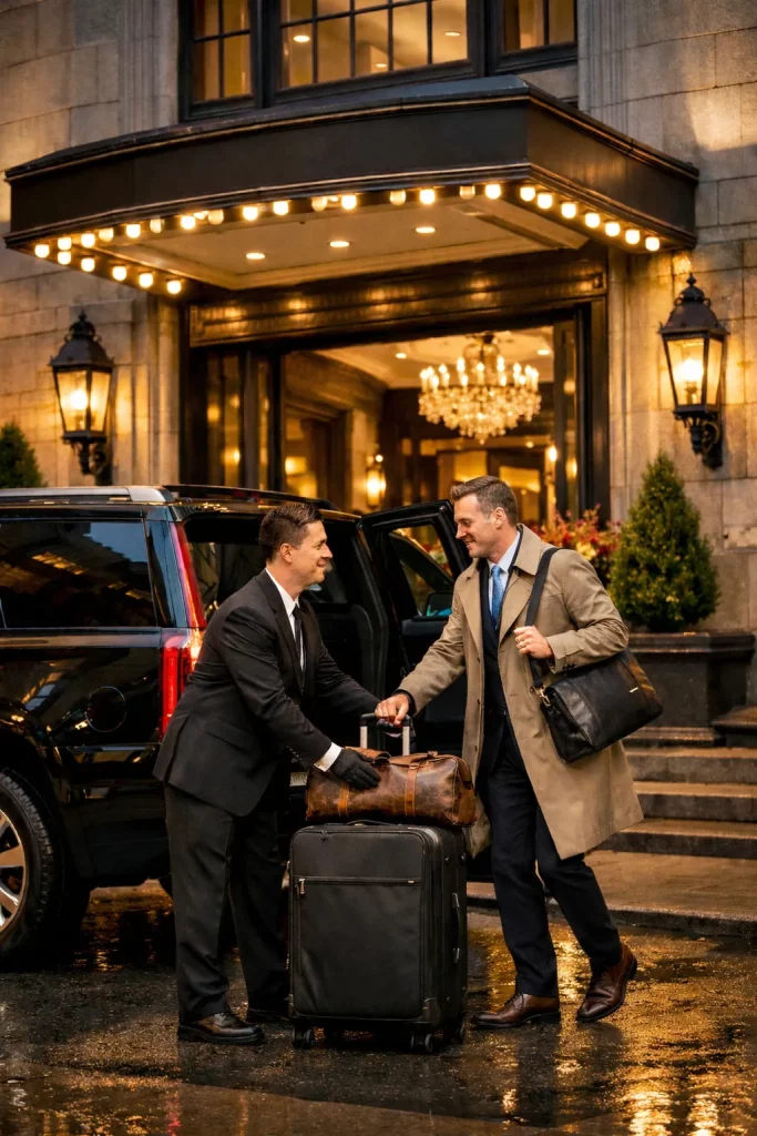 Boston airport transfer to hotel with black car service